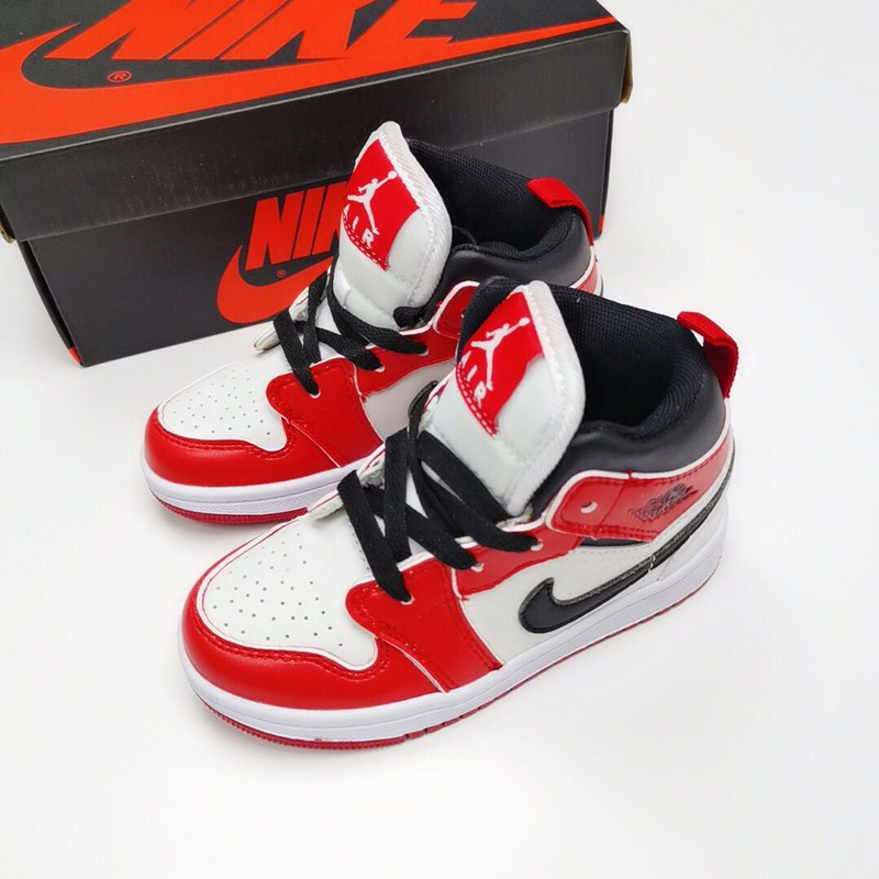 Jordan Air Jordan Air Jordan 1 MID Super Meng Children_s Shoes Official Limited Collars AJ1 help small sneakers code 24 --- 35-6a580a80